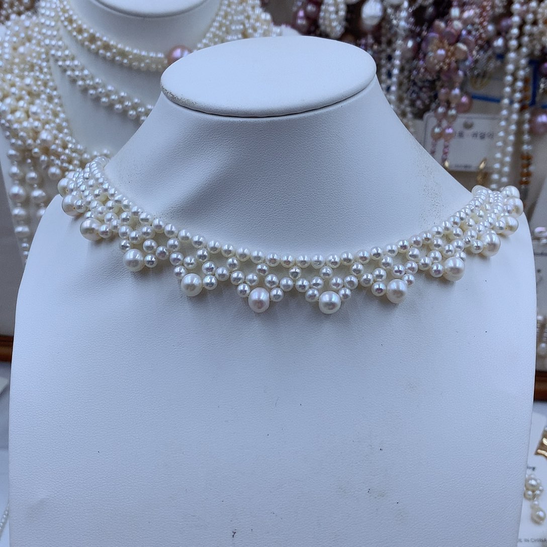 项链18K金镶嵌淡水珍珠合****馆