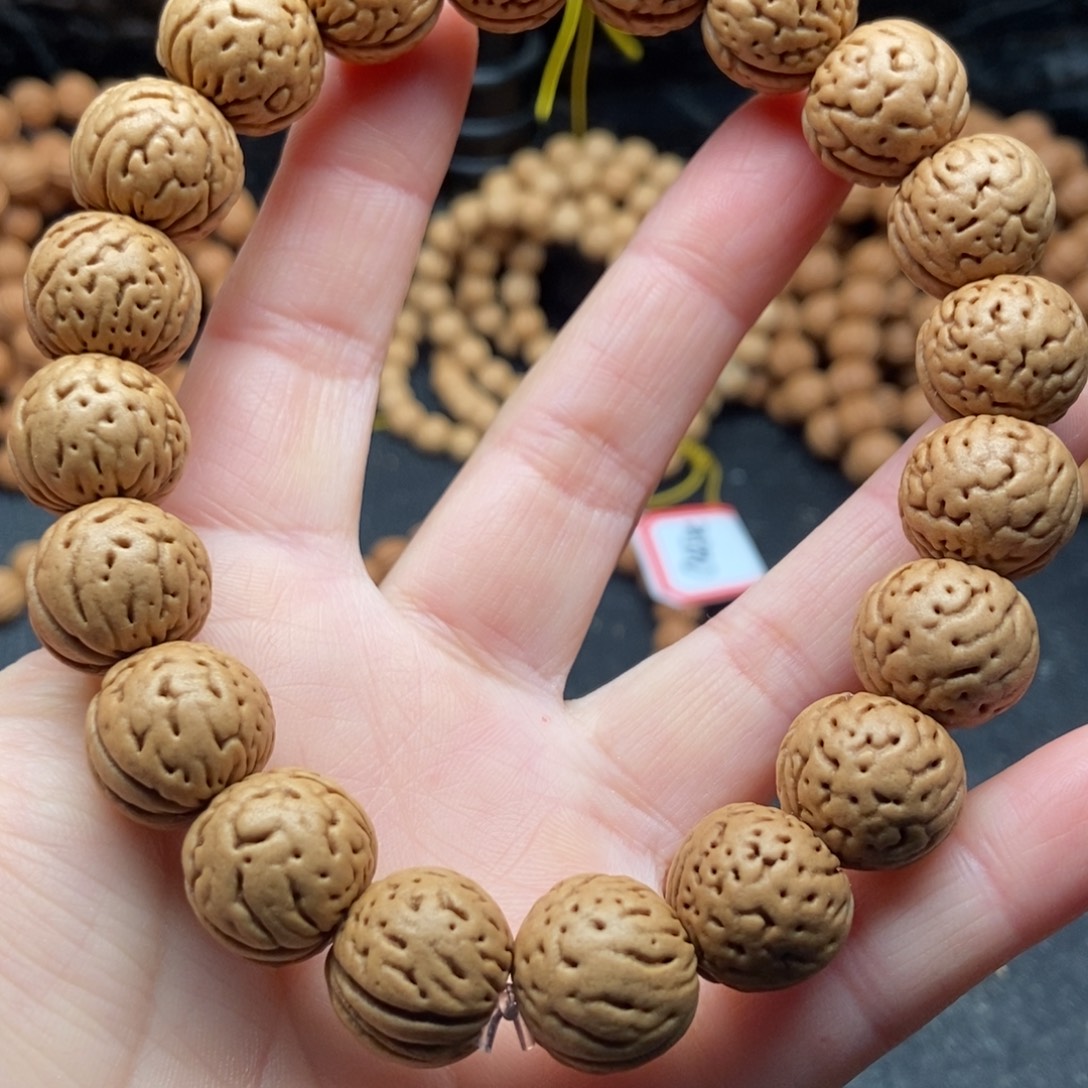 桃核手串金丹肌肉纹15尺全品