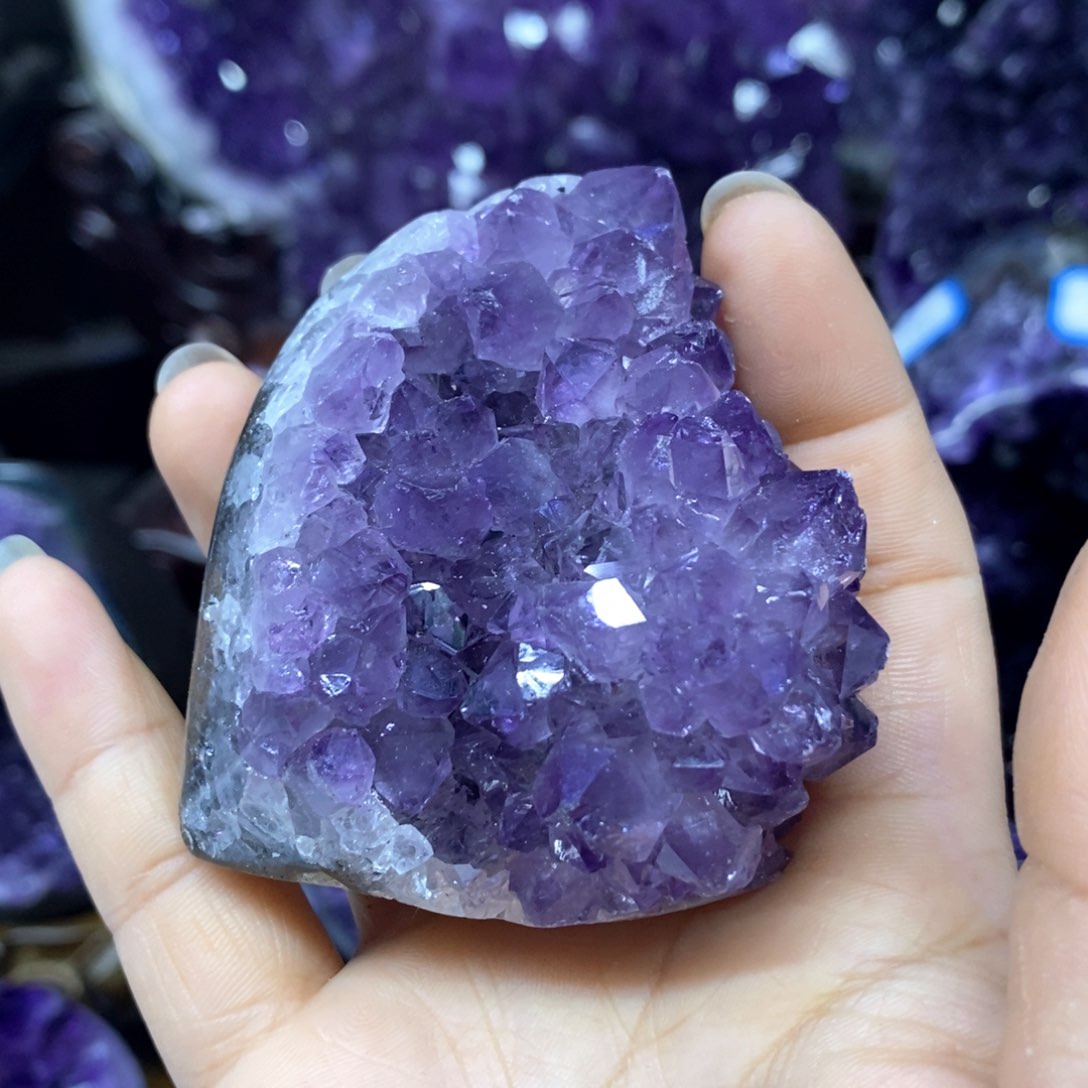 摆件未镶嵌紫晶莹