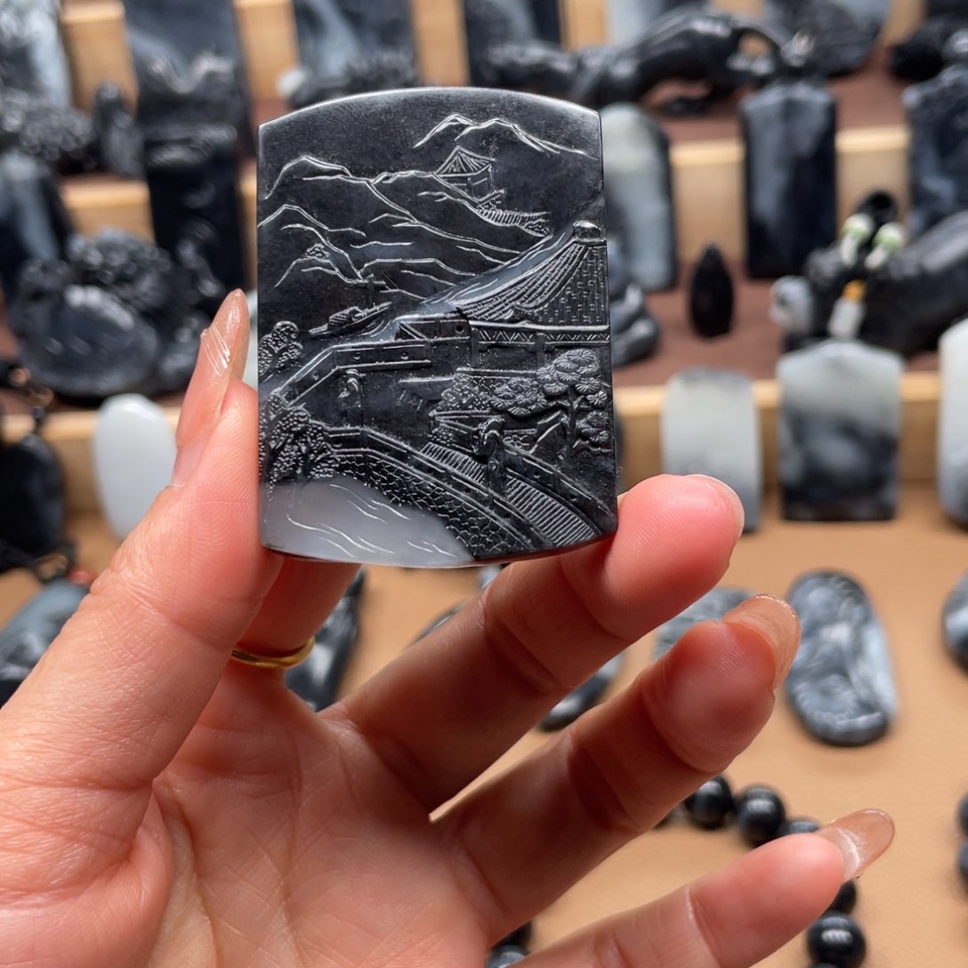 和田玉挂件未镶嵌