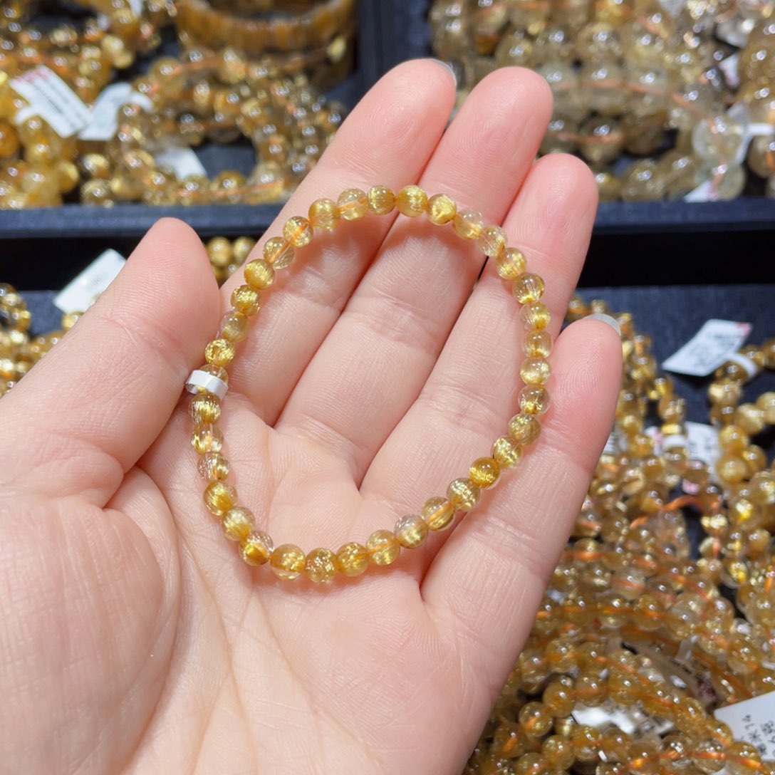 水晶手链未镶嵌天然水晶手链