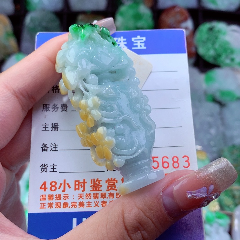 【闪购商品】翡翠颈饰未镶嵌挂件