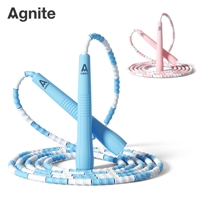 [耀晨直播专享】得力FT168安格耐特跳绳竹节跳绳学生跳绳