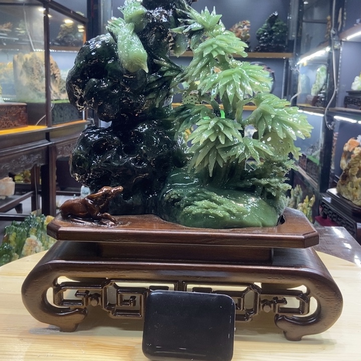 E***c玉家居摆件玄关摆件