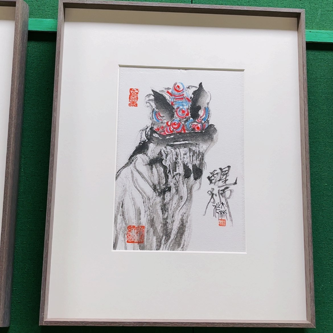 【闪购商品】国画张彬带框精装裱