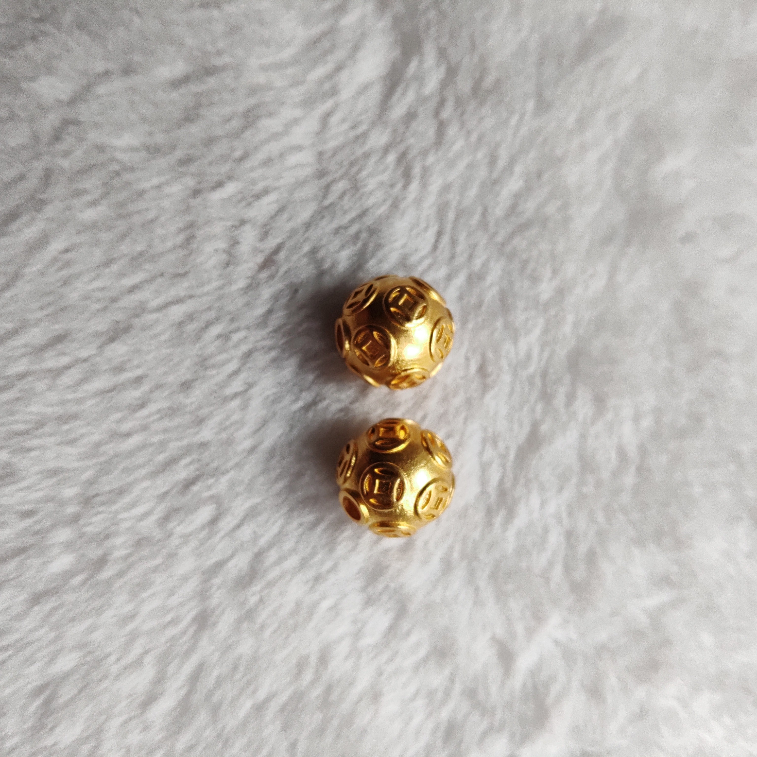 金元宝足金999貔貅珠子首饰