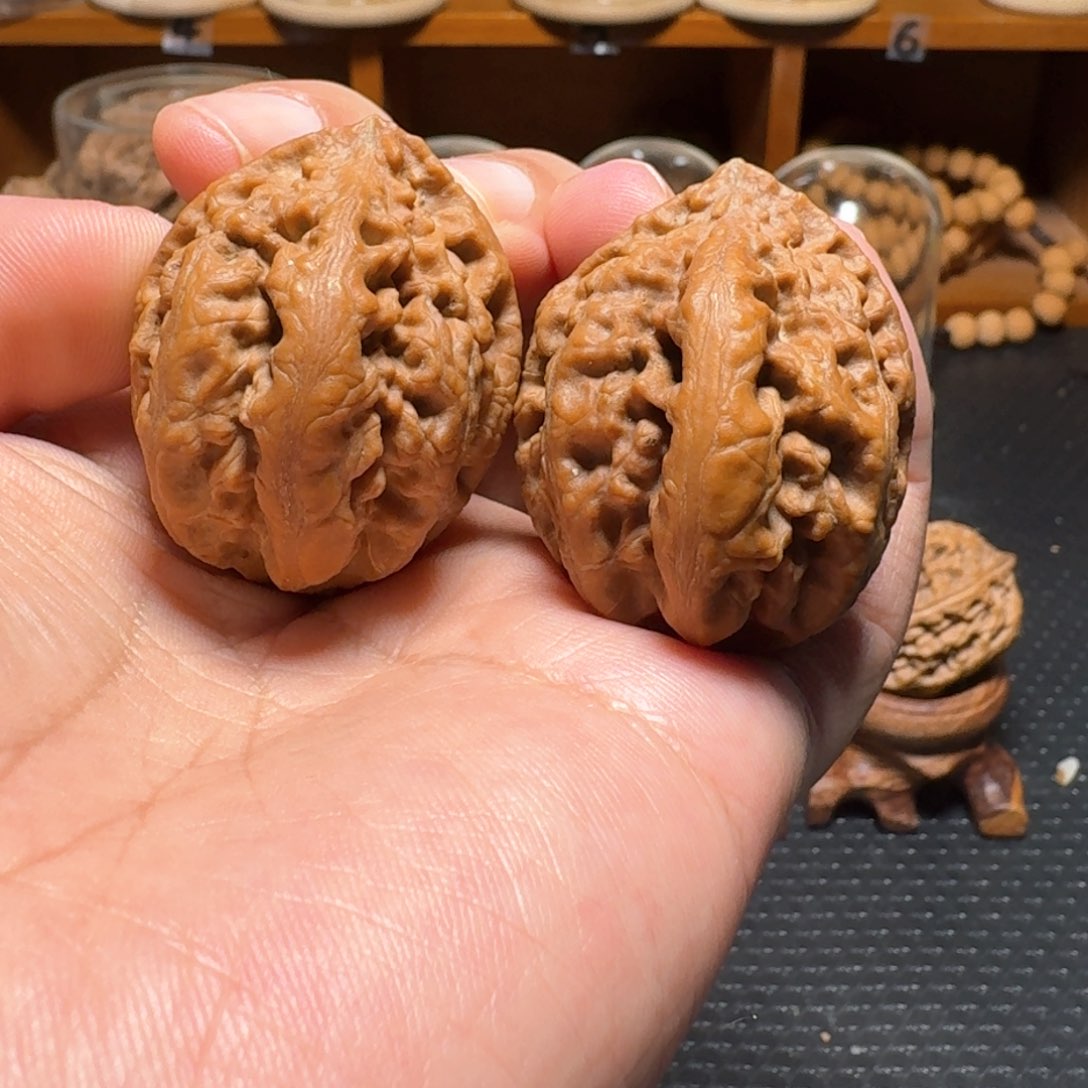 文玩核桃把件矮壮粗筋霸王龙