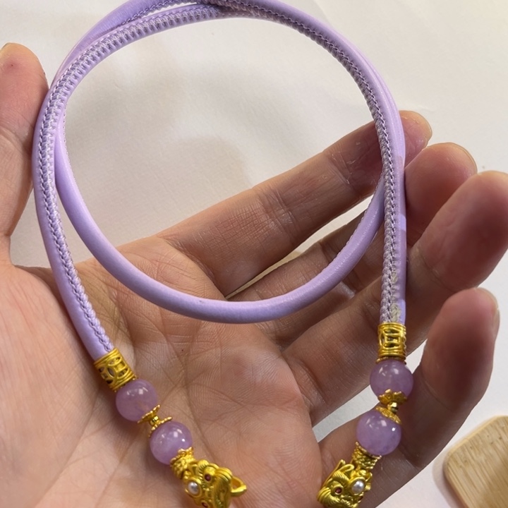 翡翠吊坠(赠链)未镶嵌代编织