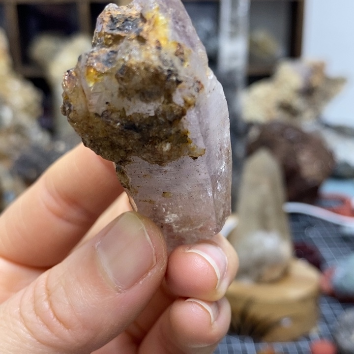 水晶水晶柱未镶嵌