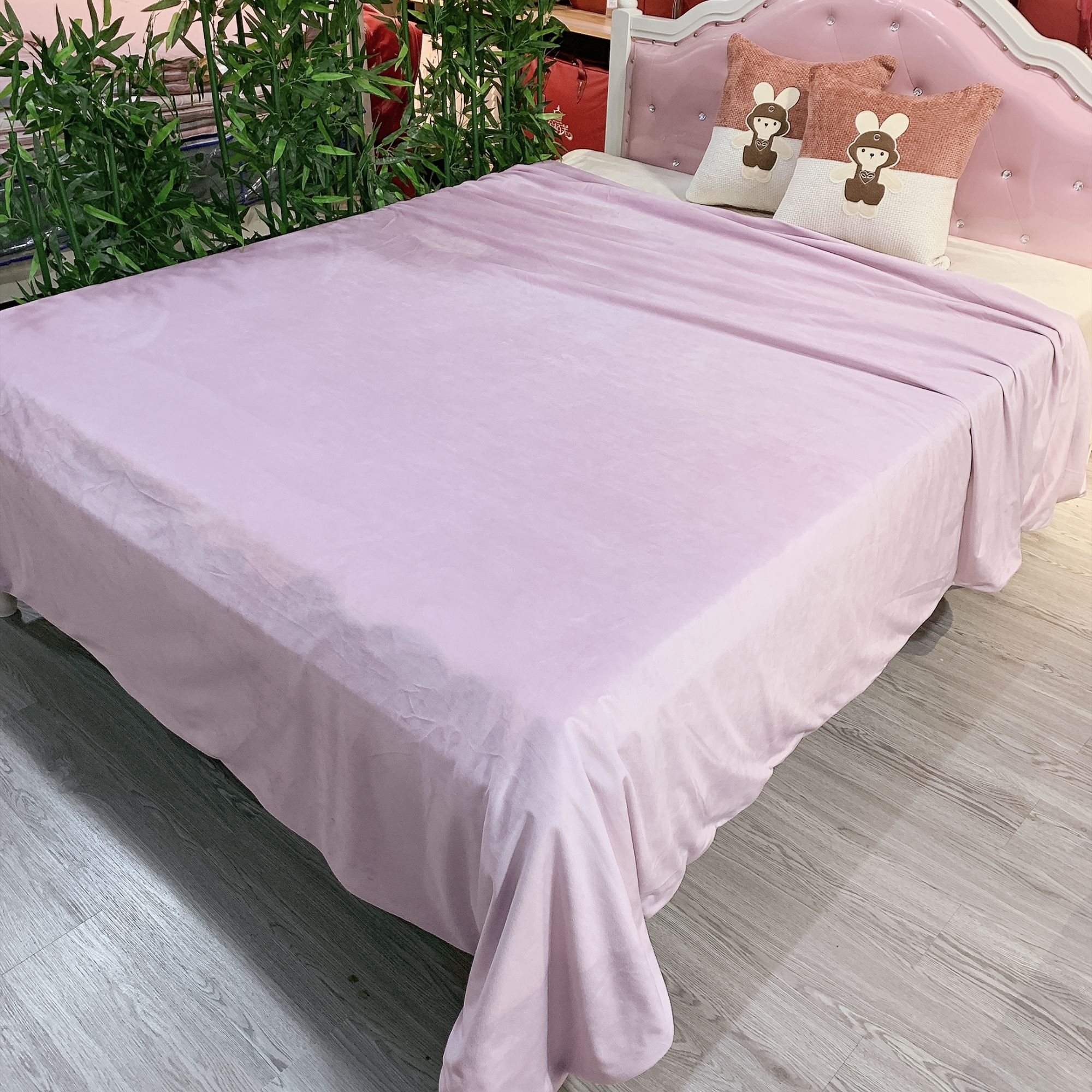 宝宝绒被套亲肤冬季纯色保暖毛绒双面加厚绒被套