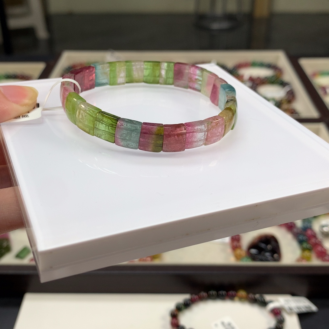 碧玺手链未镶嵌9mm