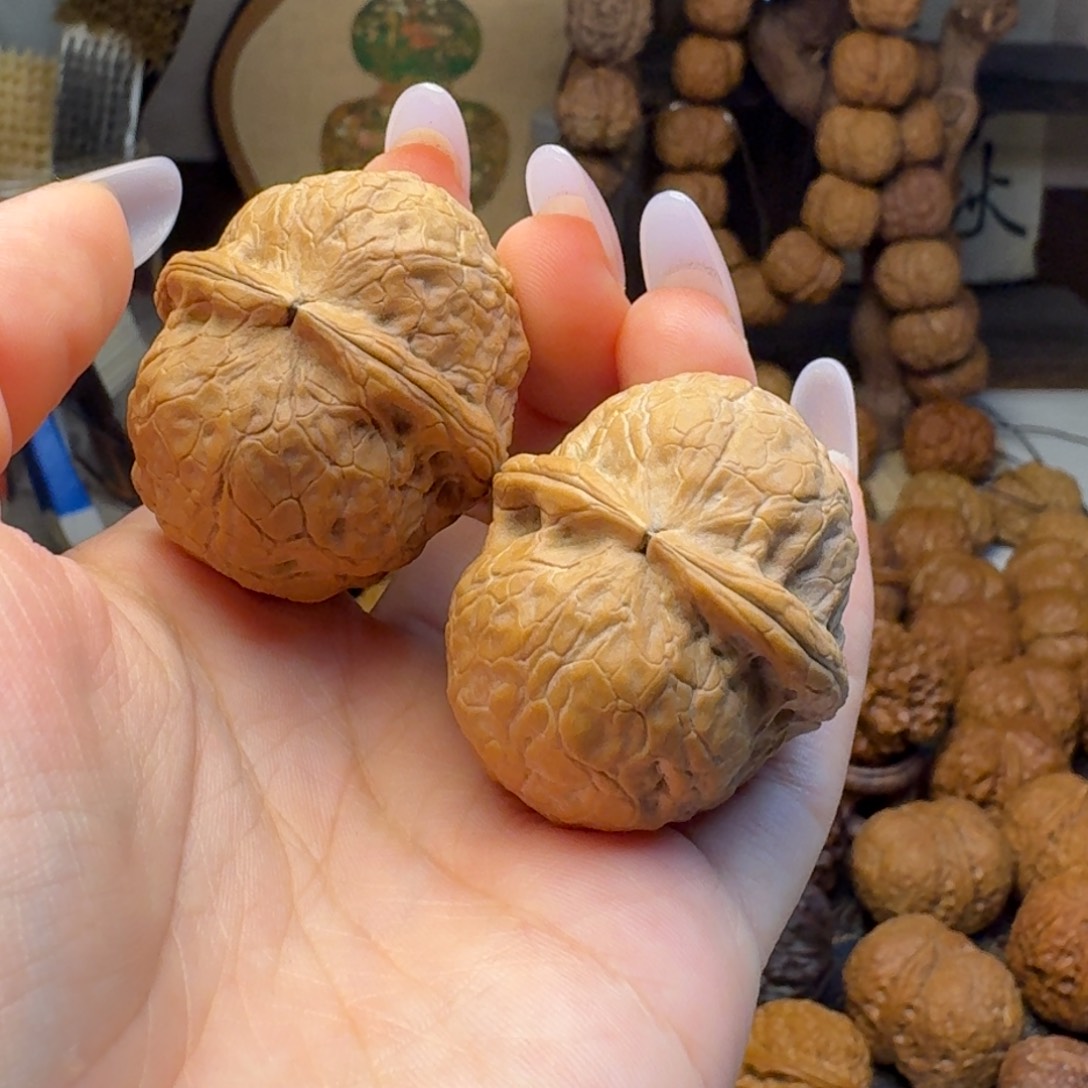 文玩核桃把件七龙珠38.5