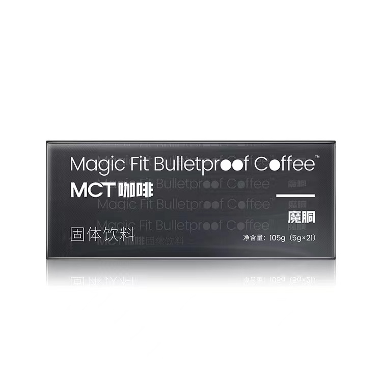 魔胴 MCT咖啡小黑条速溶固体冲饮拿铁风味5g*21