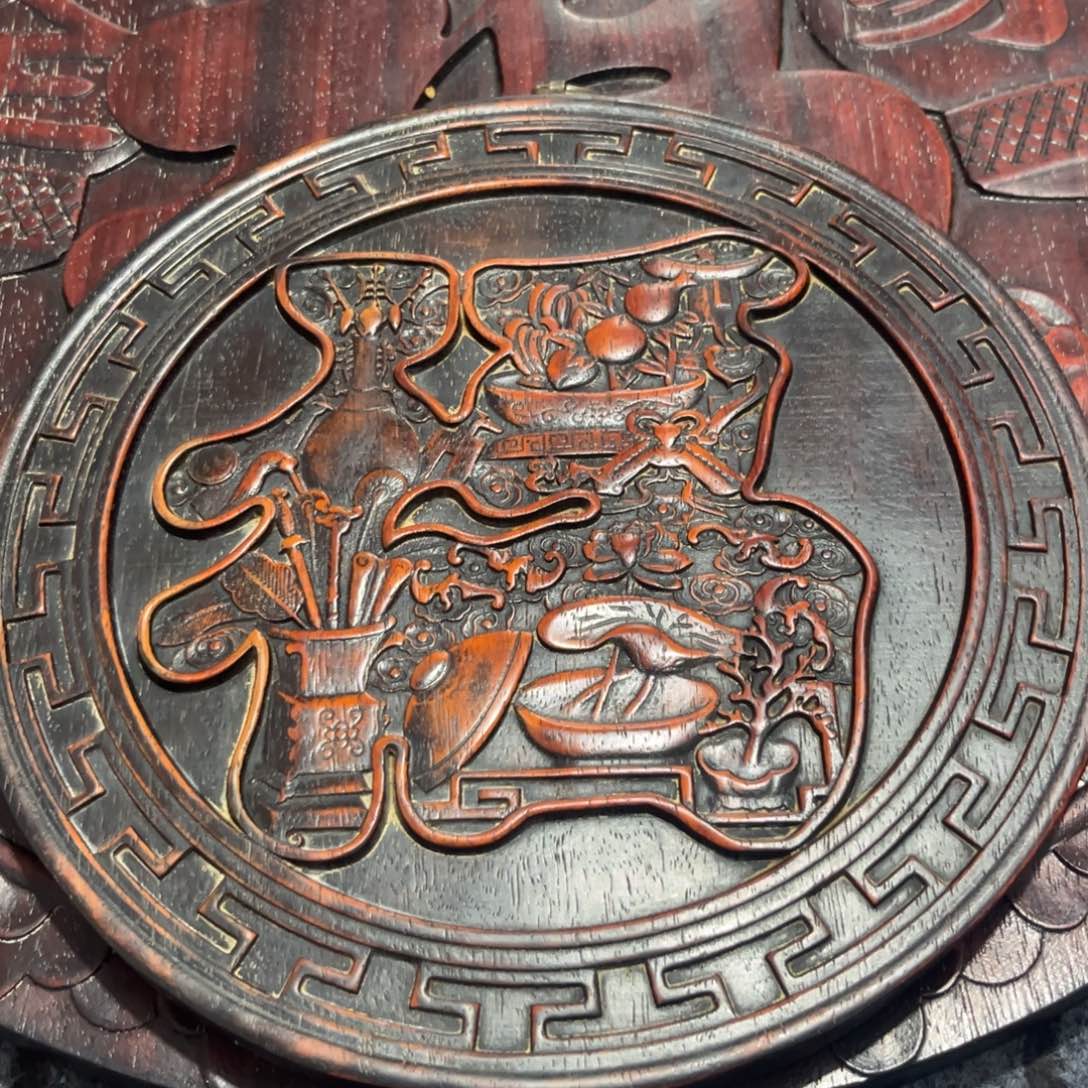 木非洲紫檀木雕牌匾挂匾