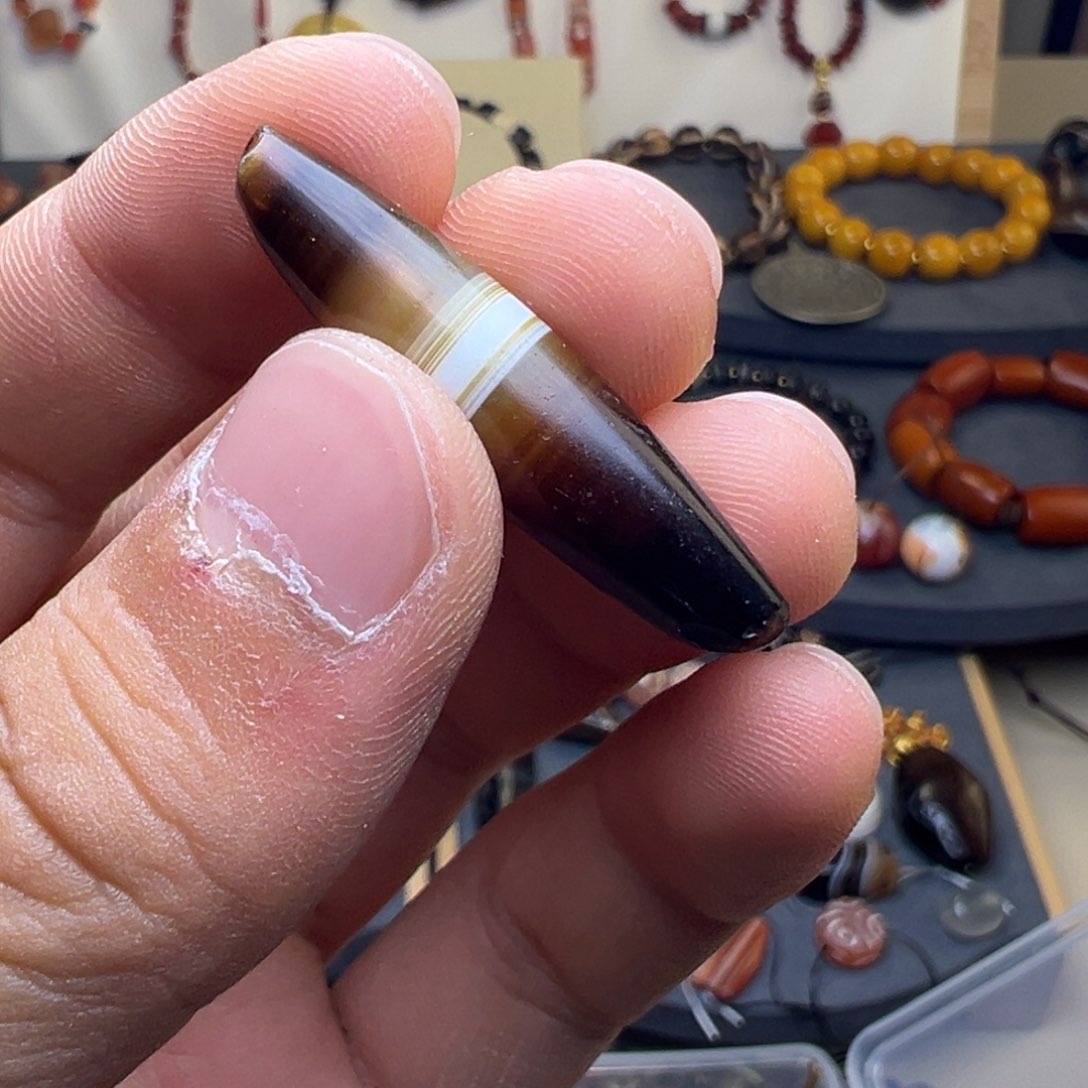 玛瑙/玉髓颈饰合金