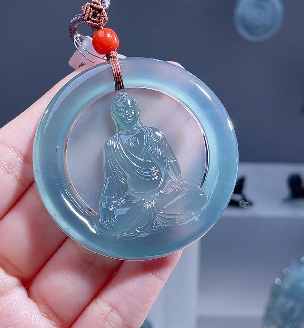 天然A货翡翠阿弥