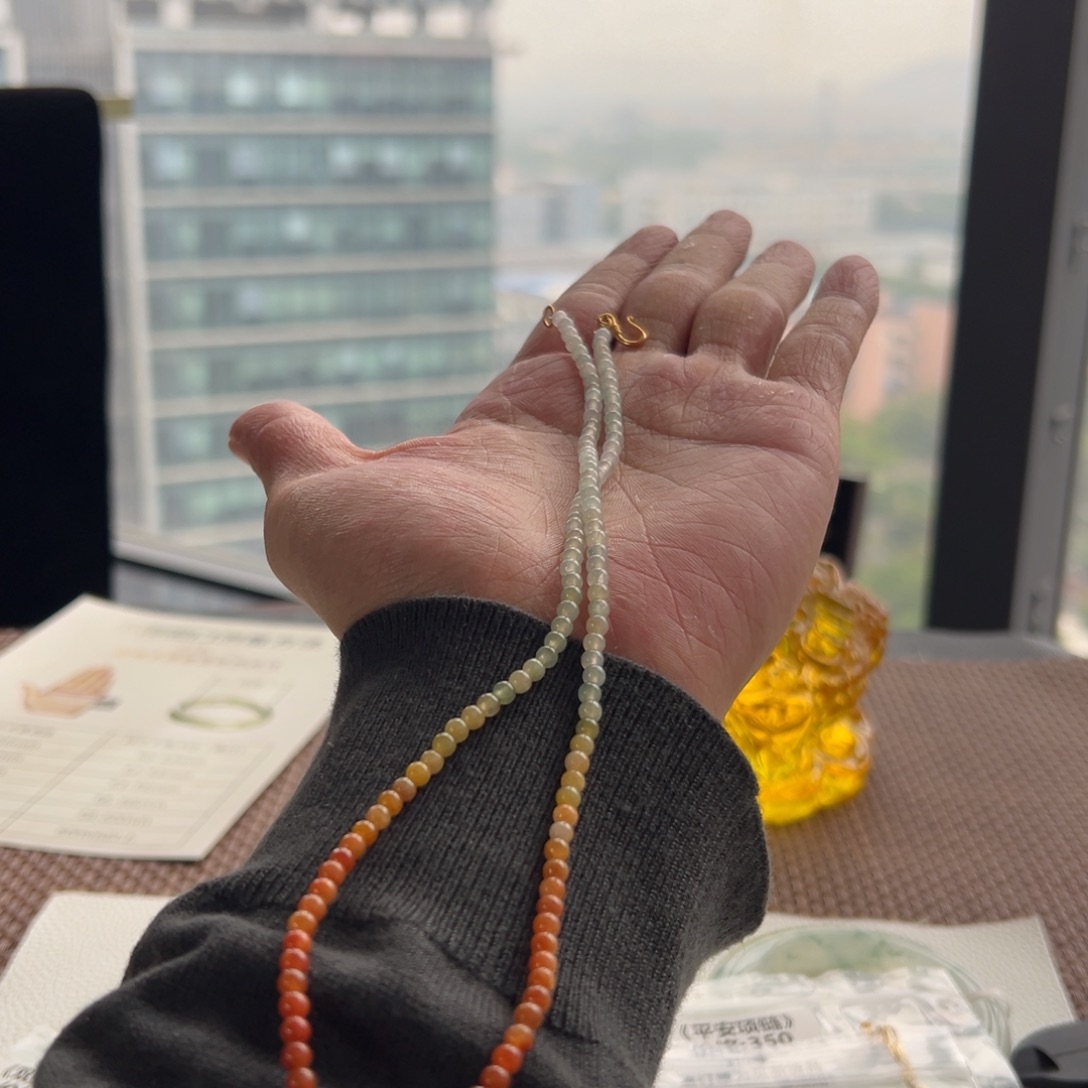 翡翠未镶嵌项链03号 