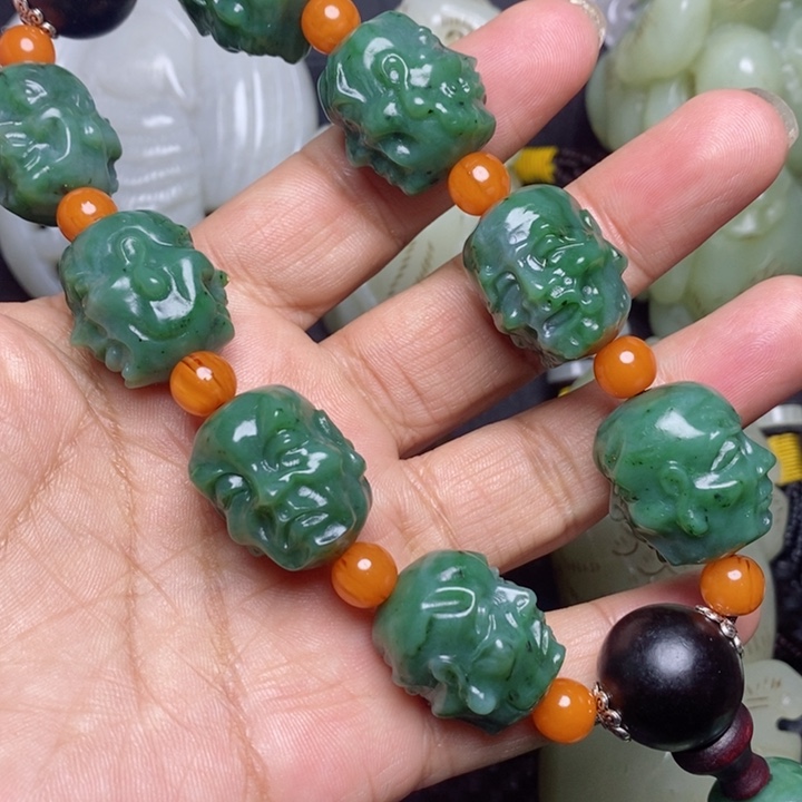 和田玉颈饰未镶嵌