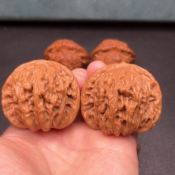 文玩核桃吊坠四座楼