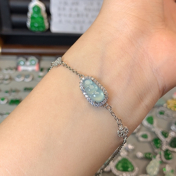 翡翠未镶嵌手链手链