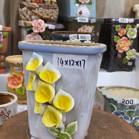 【闪购商品】红陶粗陶花瓶