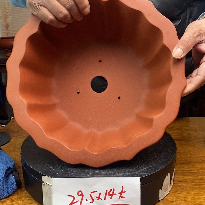 紫砂花盆货号一只JN989