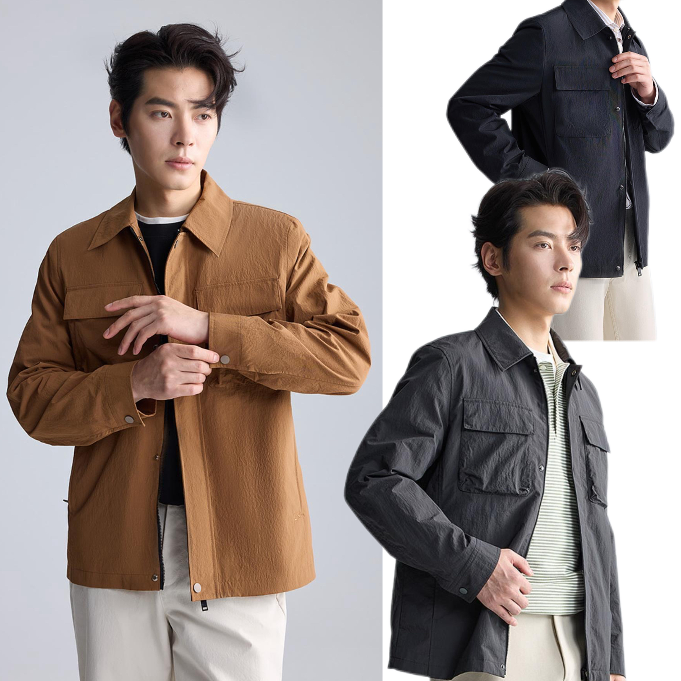 【三防面料】利郎通勤休闲简约风衣百搭防风风衣外套男款春秋外套