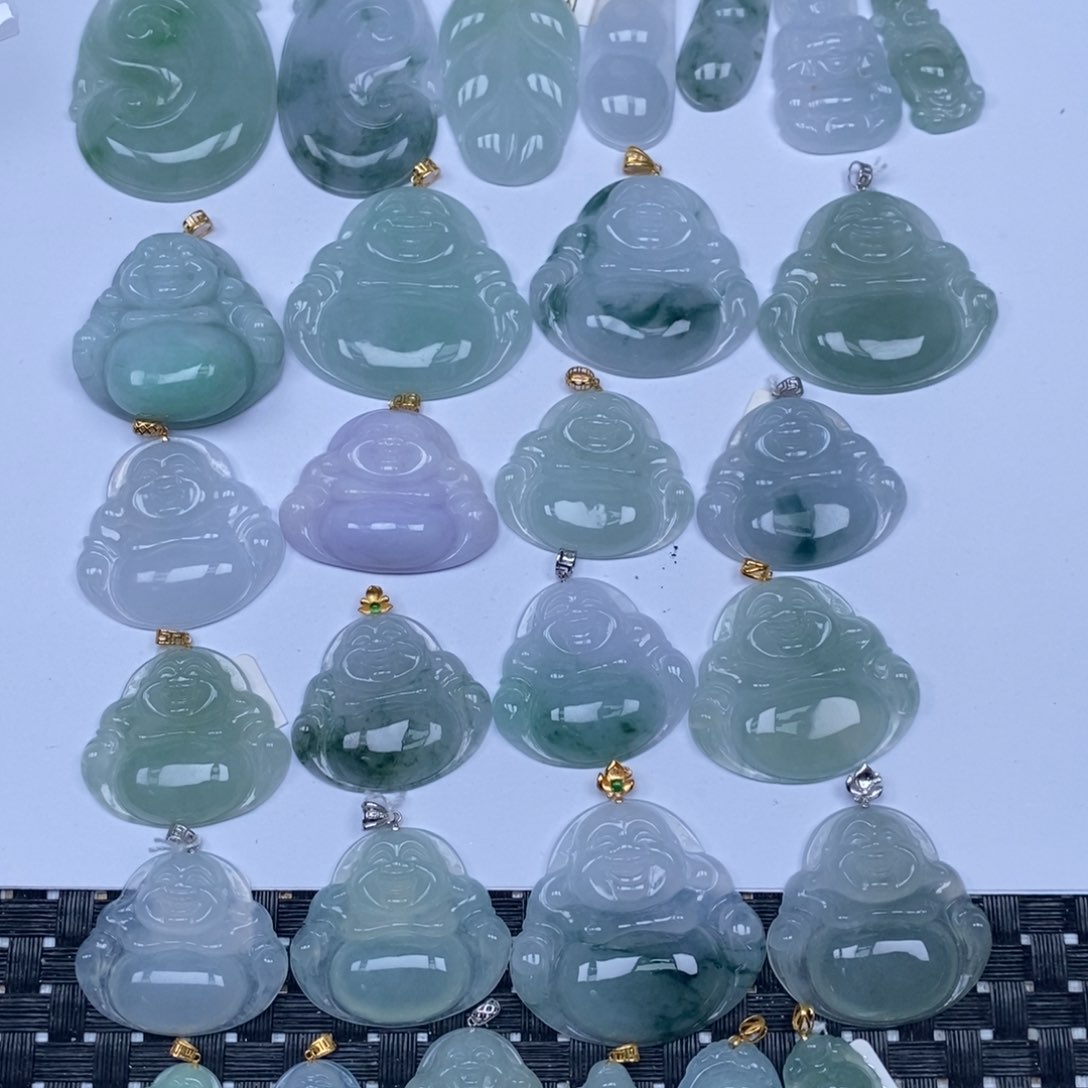 翡翠未镶嵌颈饰天然翡翠