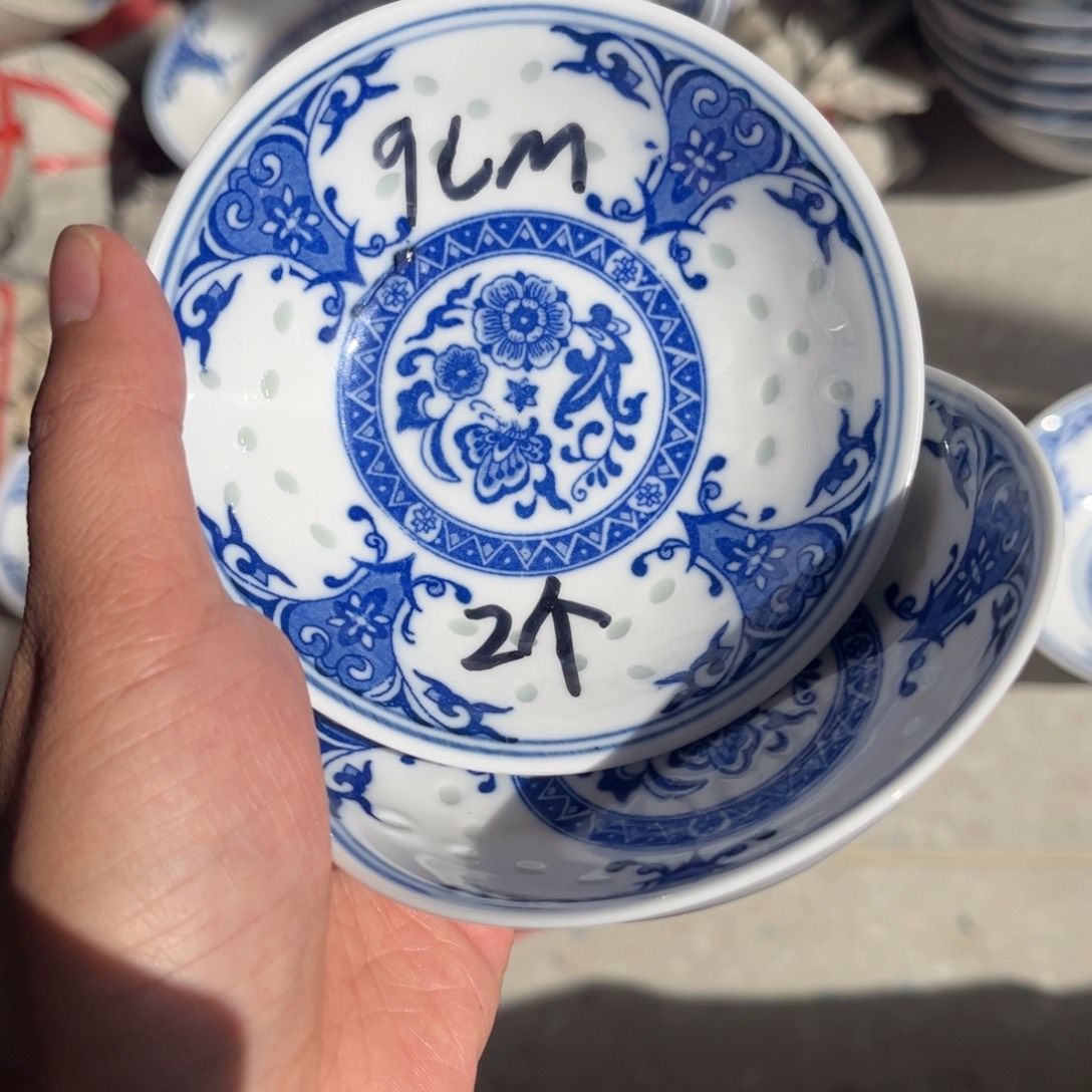 摆件陶景德镇高温细白瓷餐具