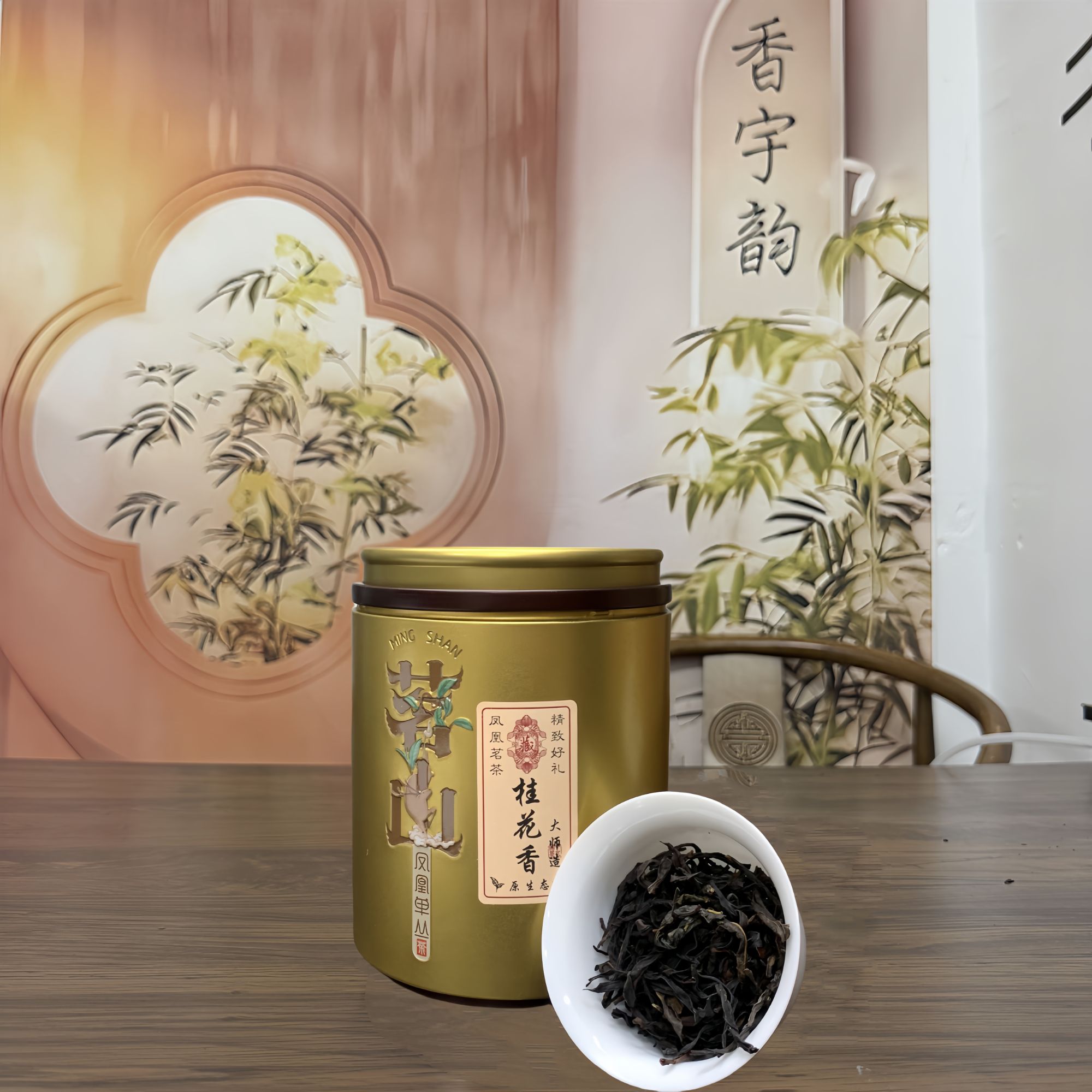 【桂花香】潮州凤凰单丛茶经典茗枞桂花香浓郁回甘持久炭焙火老枞浓
