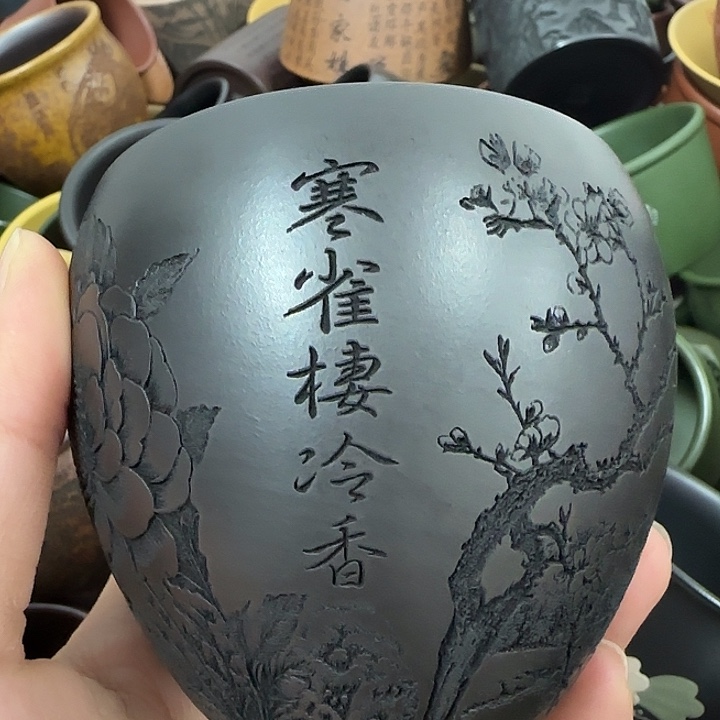 紫砂茶杯紫砂主人杯大放漏！
