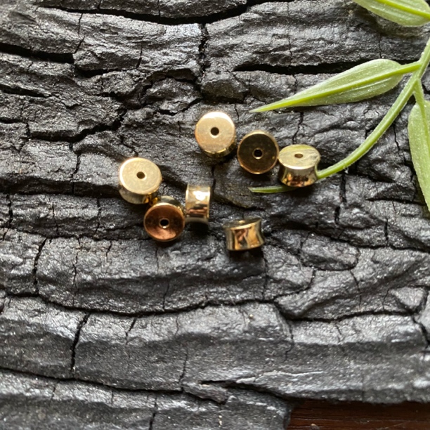 手串配饰隔珠 纯铜材质 内外同色 7*4尺寸 药片配饰 药片隔珠隔片