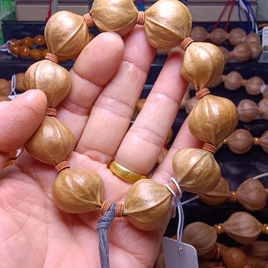 橄榄核手串/手链橄榄核手串四花铁核老料不归整2.4