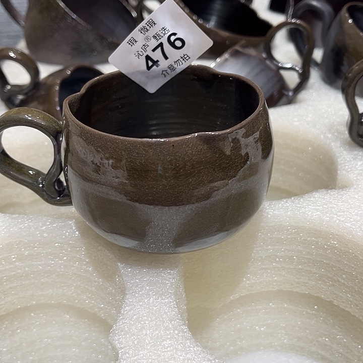 仙***草沁庐柴窑古法柴烧全手工茶具