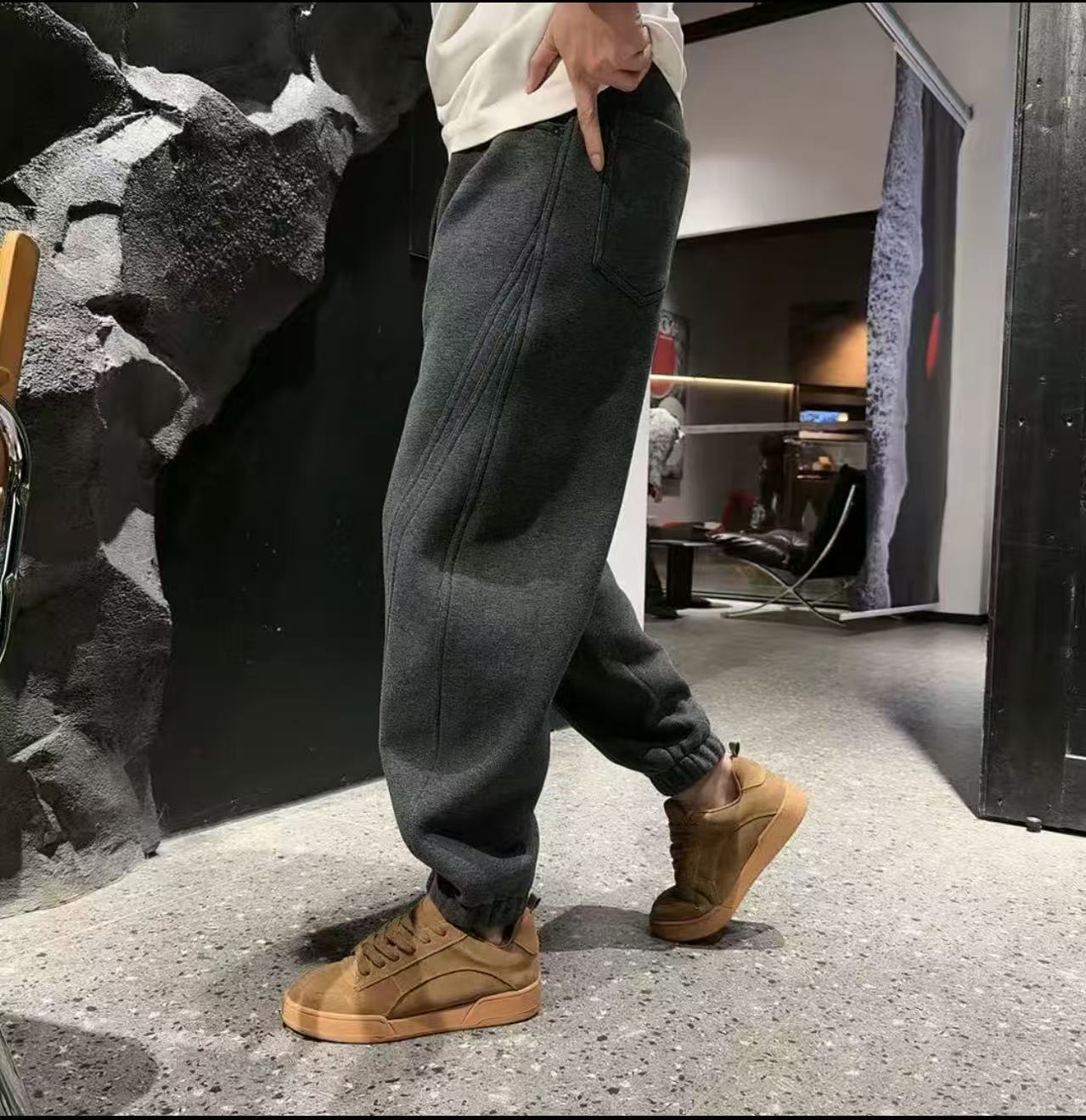 121102男士高品质立体剪裁休闲运动卫裤