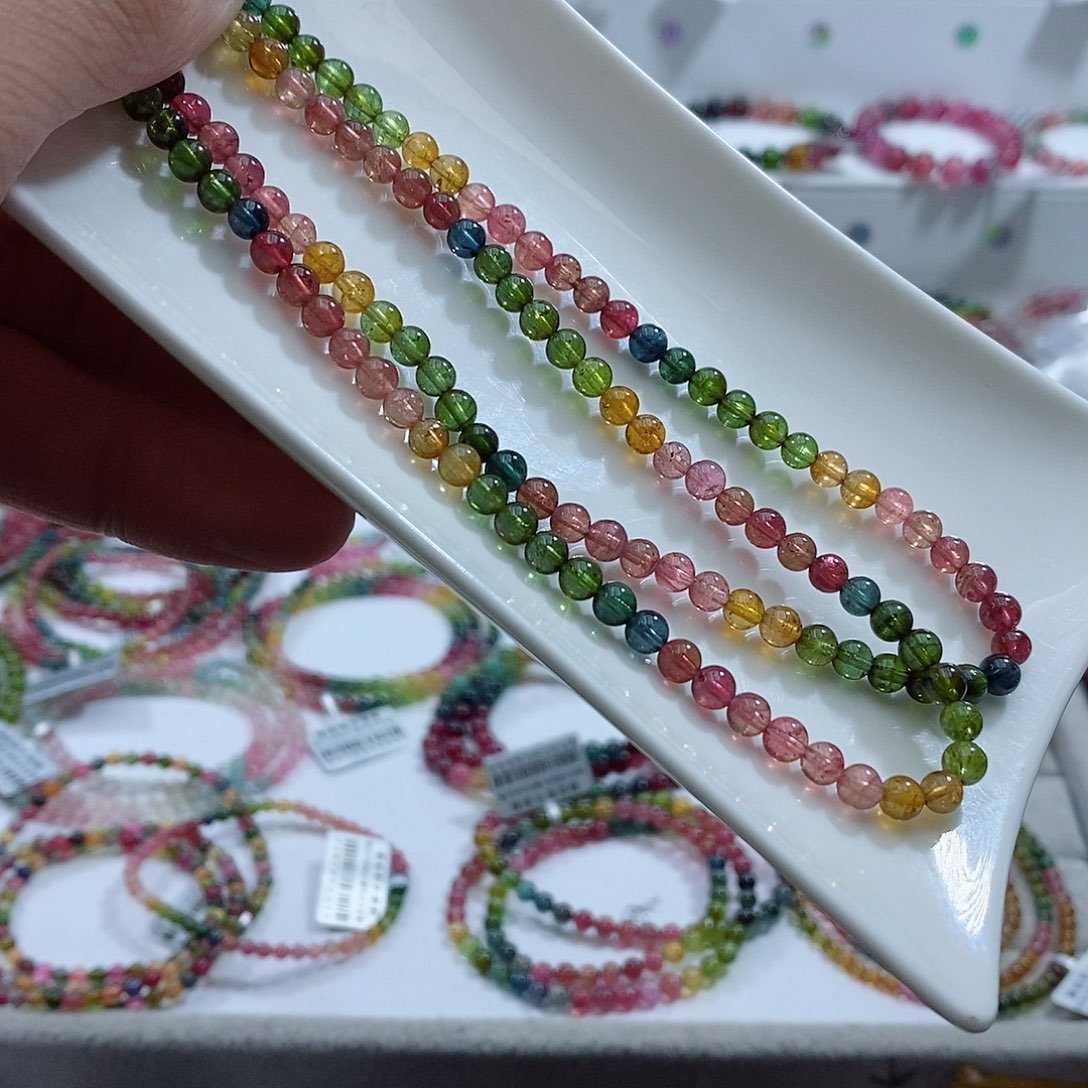 碧玺手链未镶嵌手链