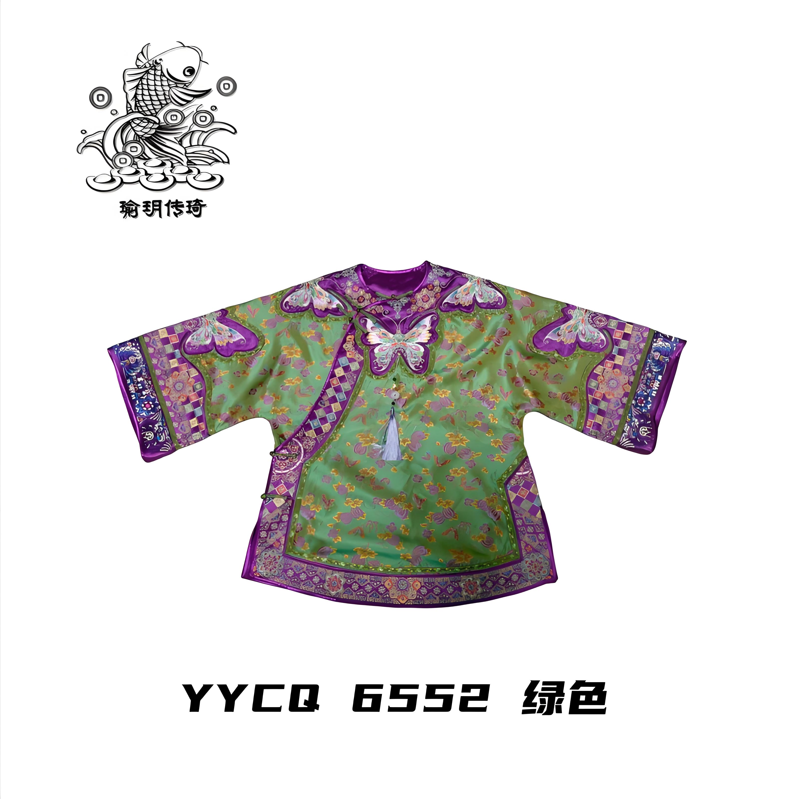 【蝶舞】瑜玥传琦原创新款蜀锦女士高端斜襟上衣【6552】