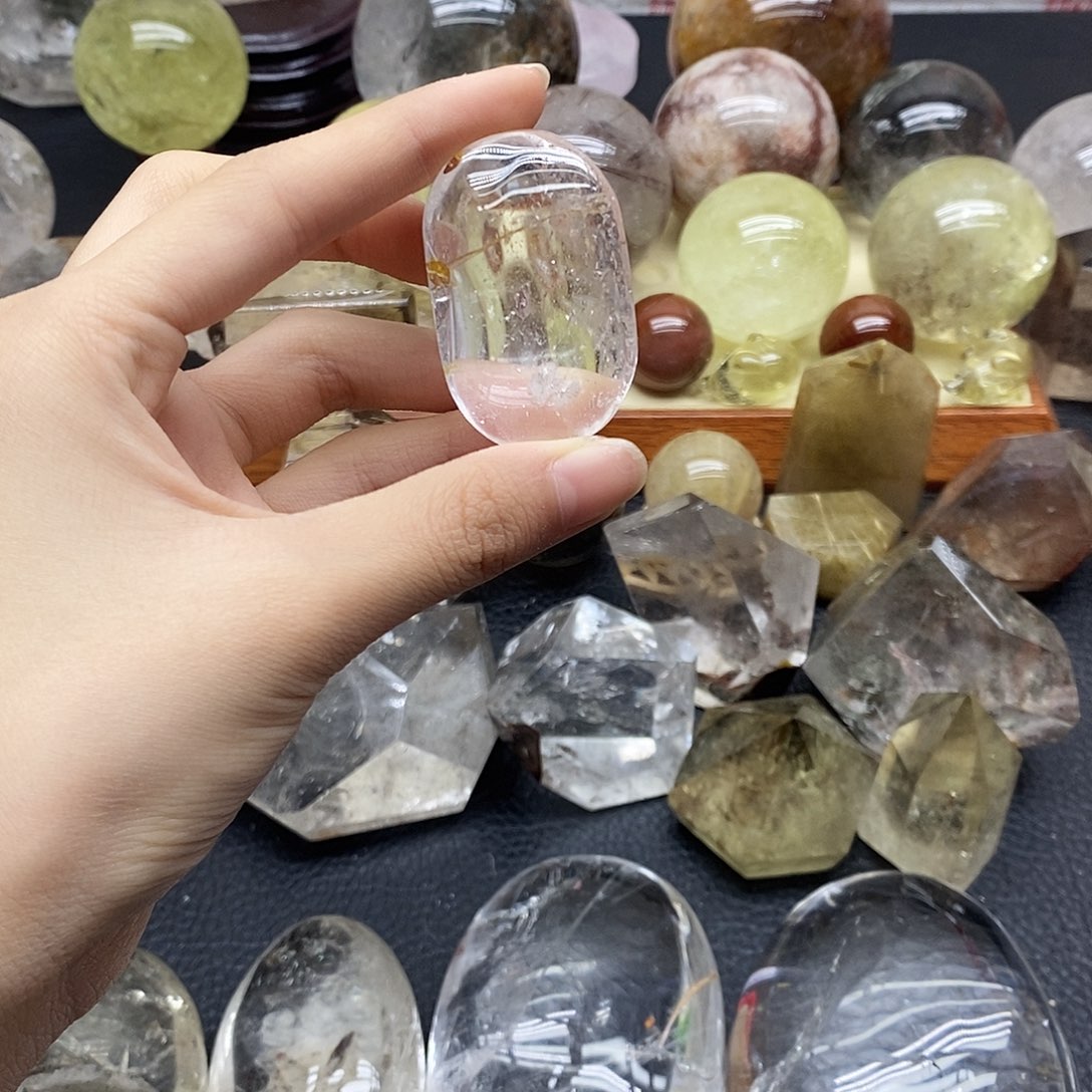 水晶未镶嵌珠宝半成品57水晶石