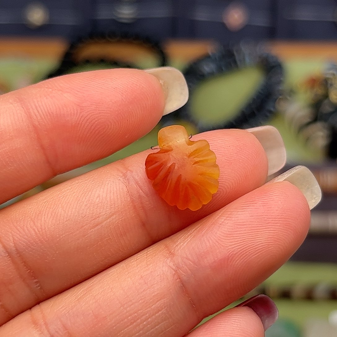 玛瑙/玉髓单珠未镶嵌