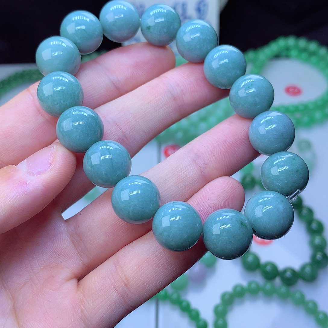 翡翠毛衣链未镶嵌