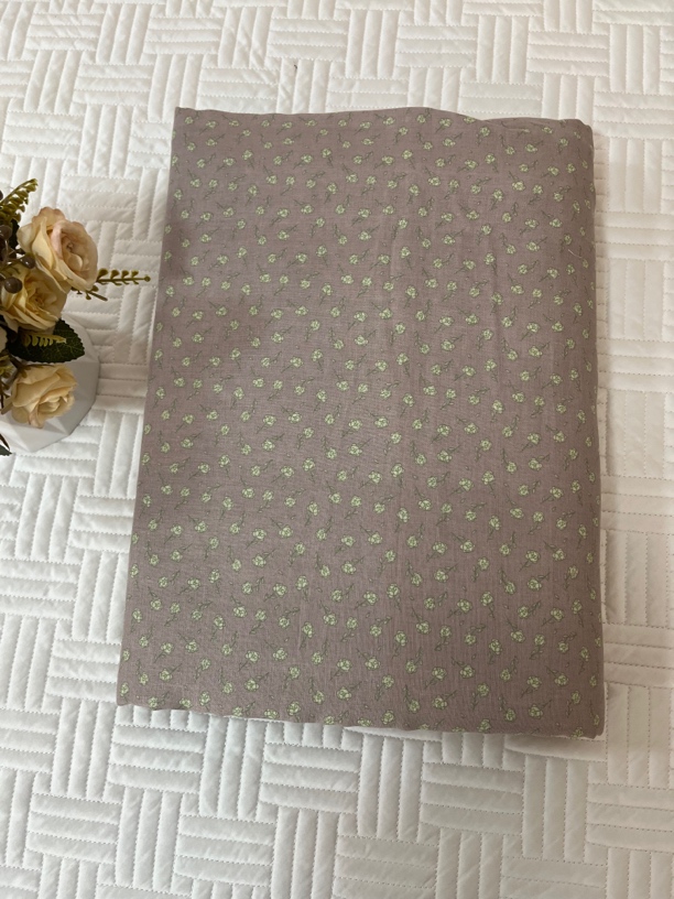 全棉印花双层纱床单三件套245*250微瑕～K848