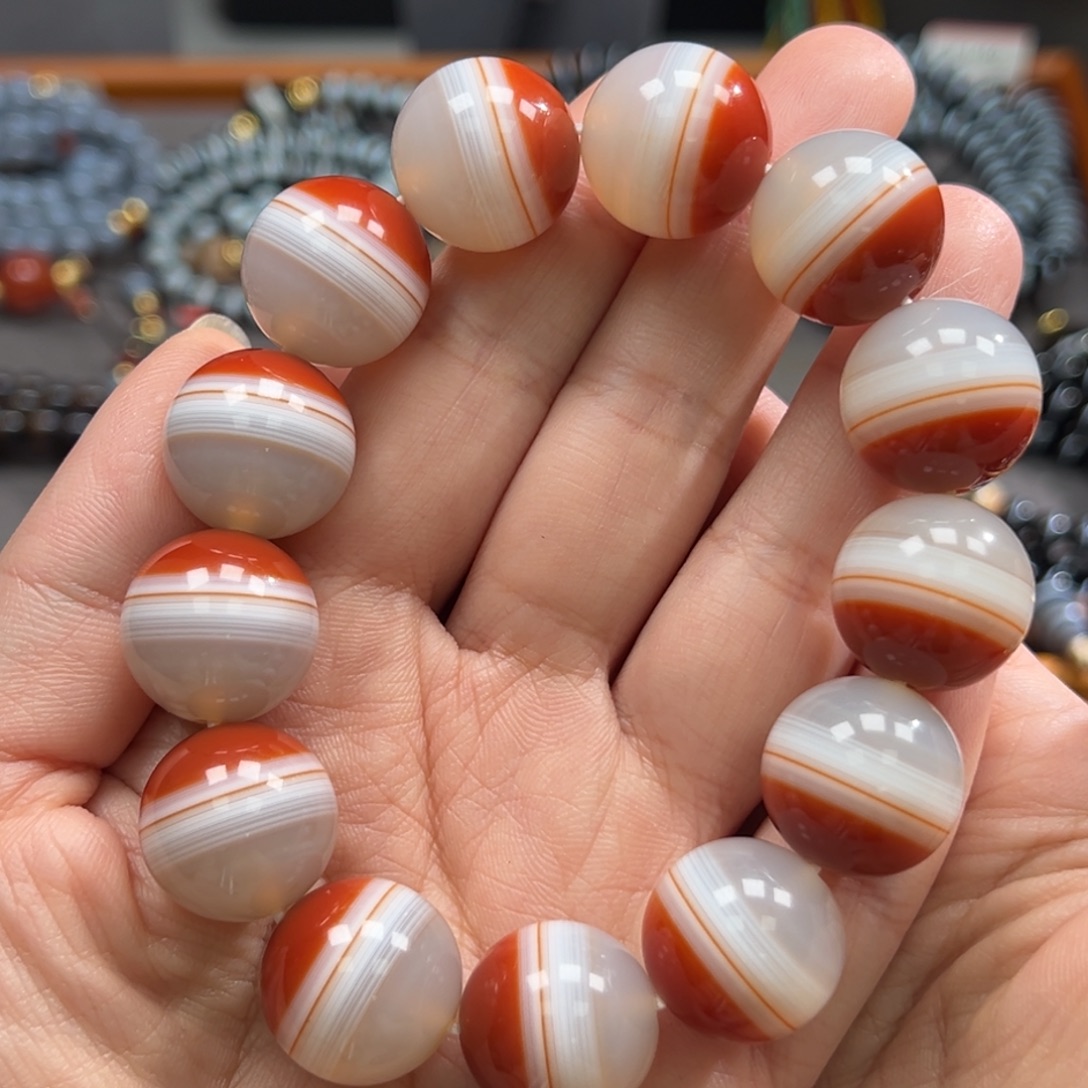 玛瑙/玉髓未镶嵌手链