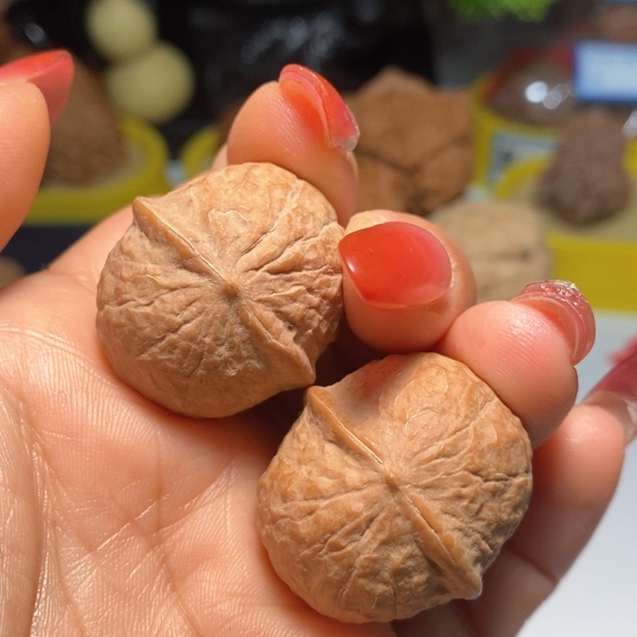 文玩核桃把件木鱼元宝