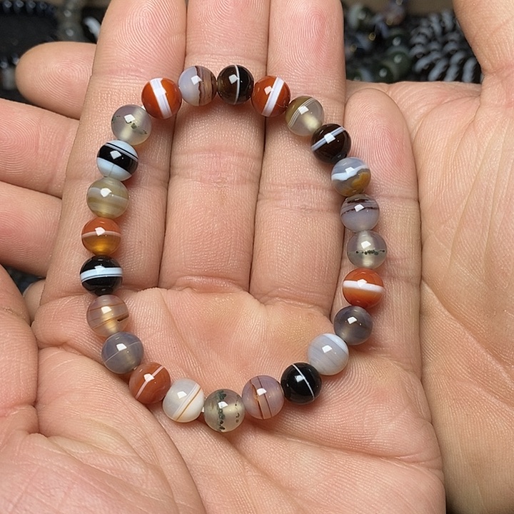 玛瑙/玉髓手链未镶嵌