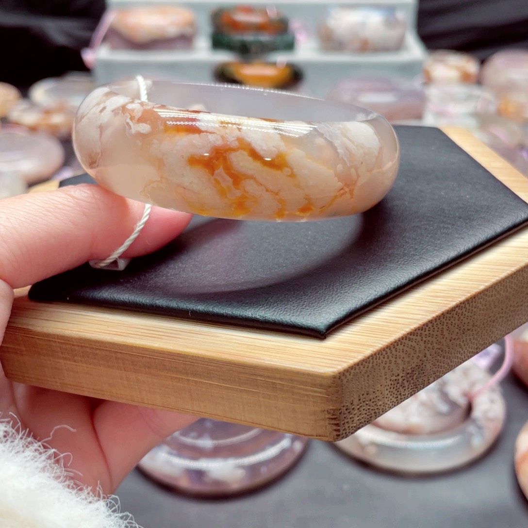 玛瑙/玉髓手镯未镶嵌用****03