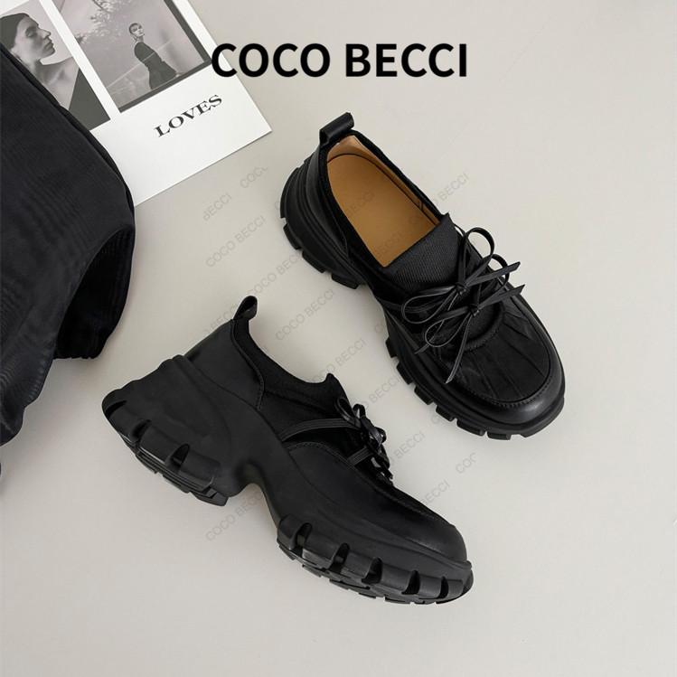 COCO BECCI  2025秋冬新款甜美重工老爹鞋