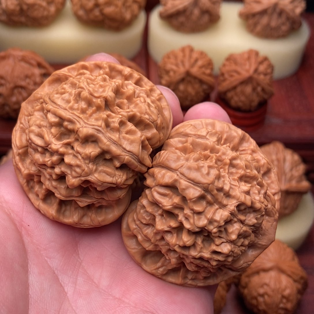 桃核把件麒麟爆肉大管帽51