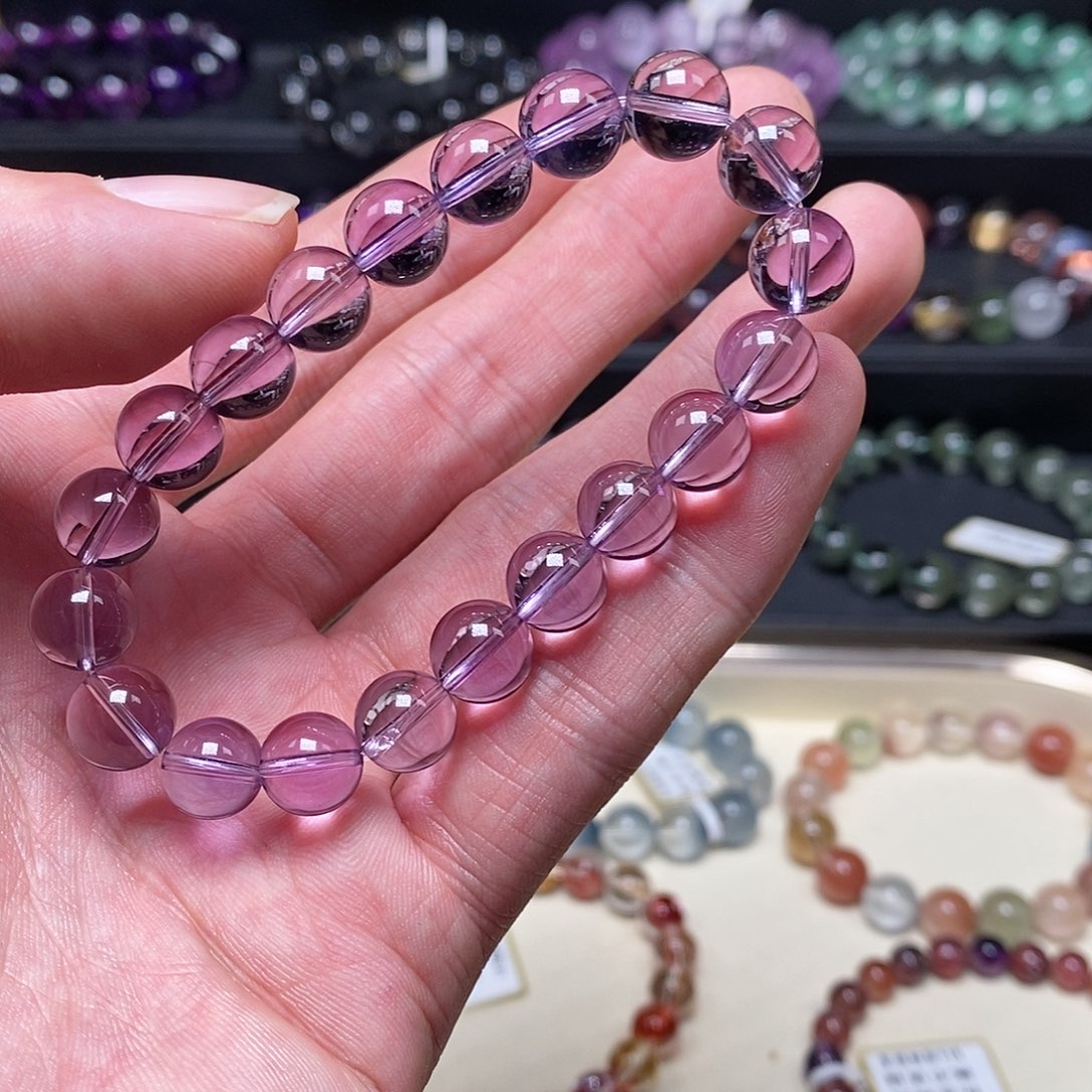 水晶手串未镶嵌磨***～手串9.2