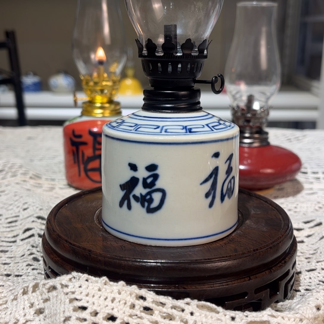 摆件景德镇陶瓷香薰灯