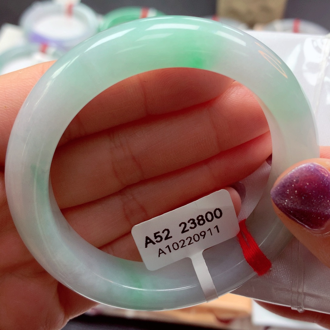 翡翠手镯未镶嵌38号85